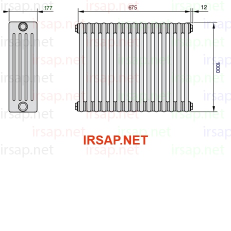 Радиатор IRSAP Tesi 51000/15 T12 CL 01